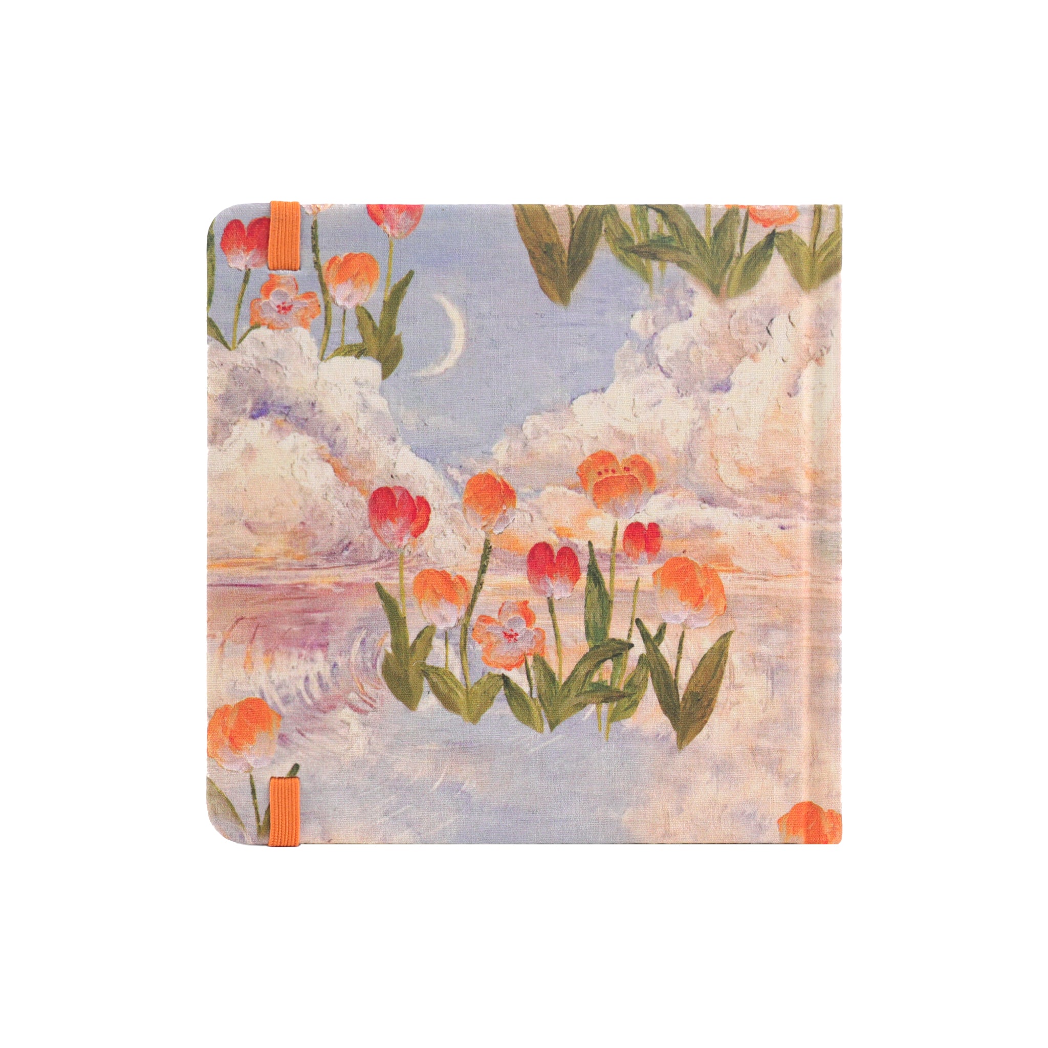 5.7x5.7 Square Sketchbook Blank Notebook - Tulip