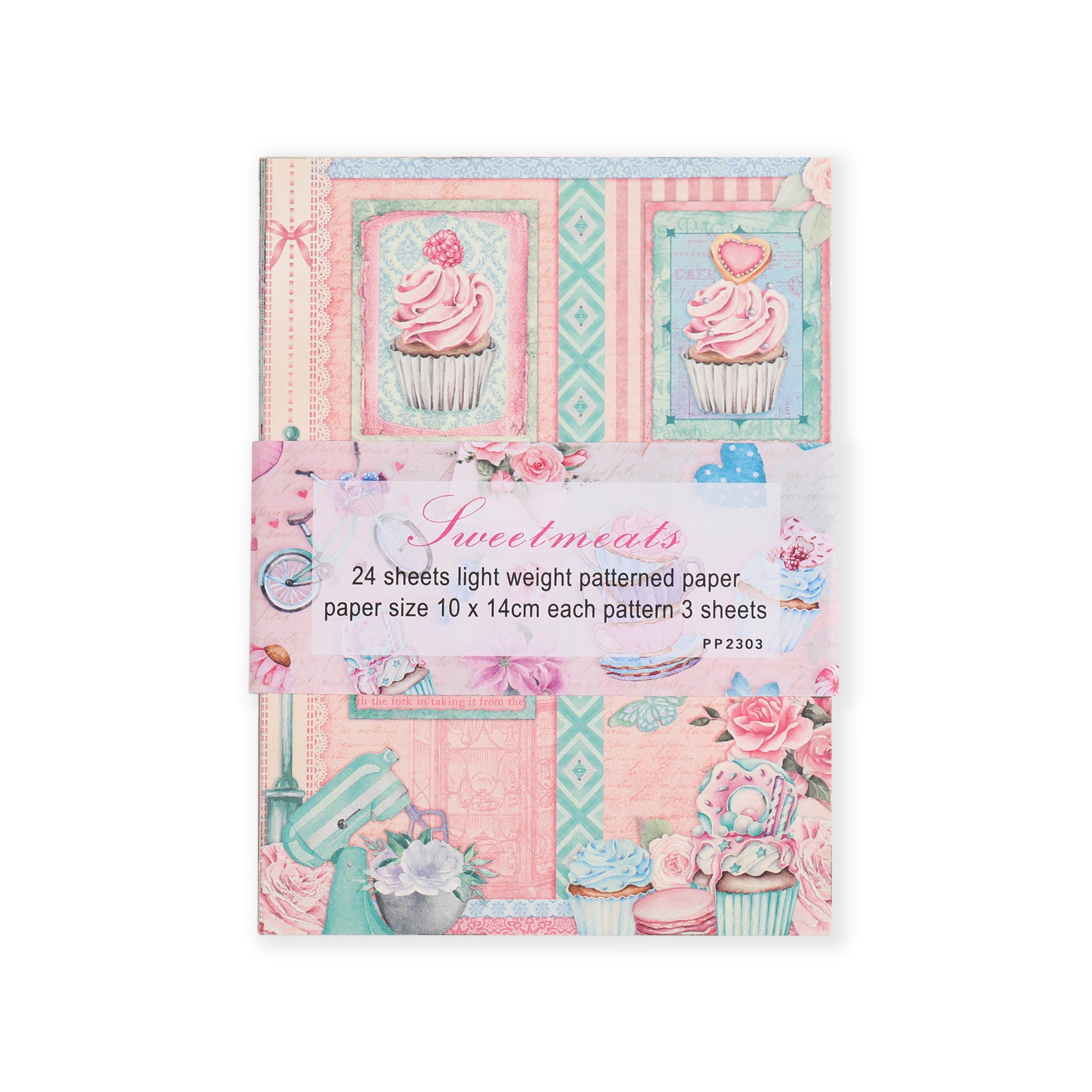 Sweetmeats Scrapbook Paper - 24 Sheets