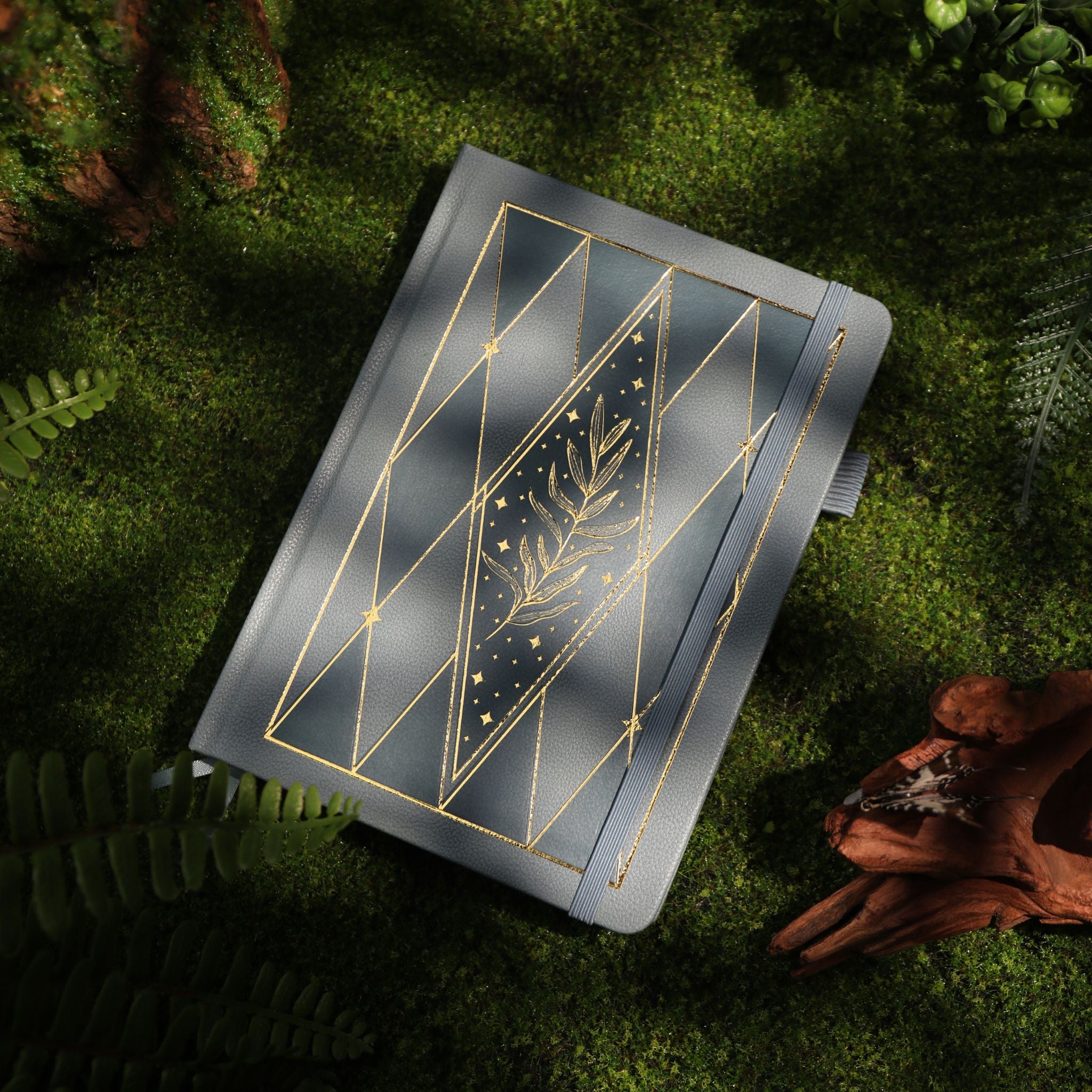 A5 Diamond Herb Dot Grid Notebook