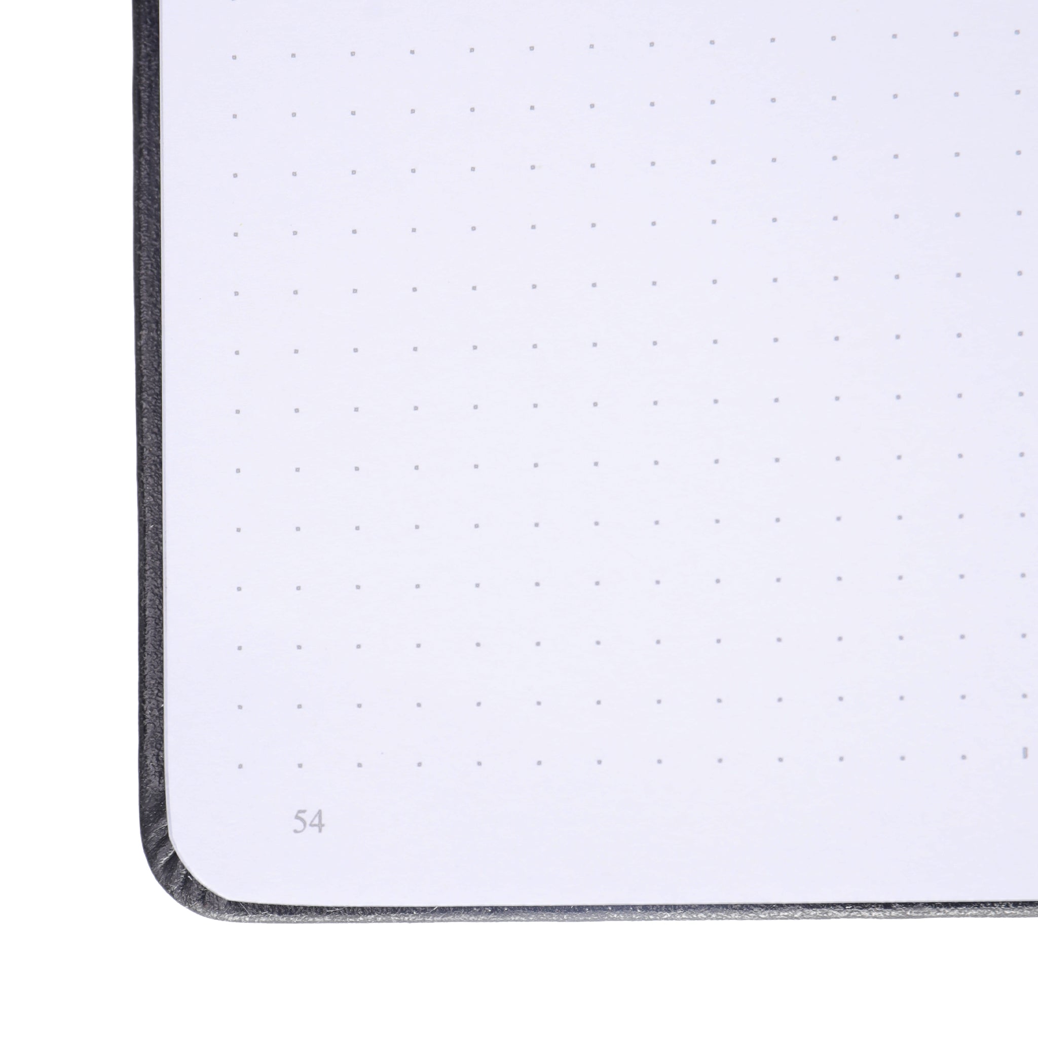 A5 Moon Butterfly Dot Grid Notebook - Black