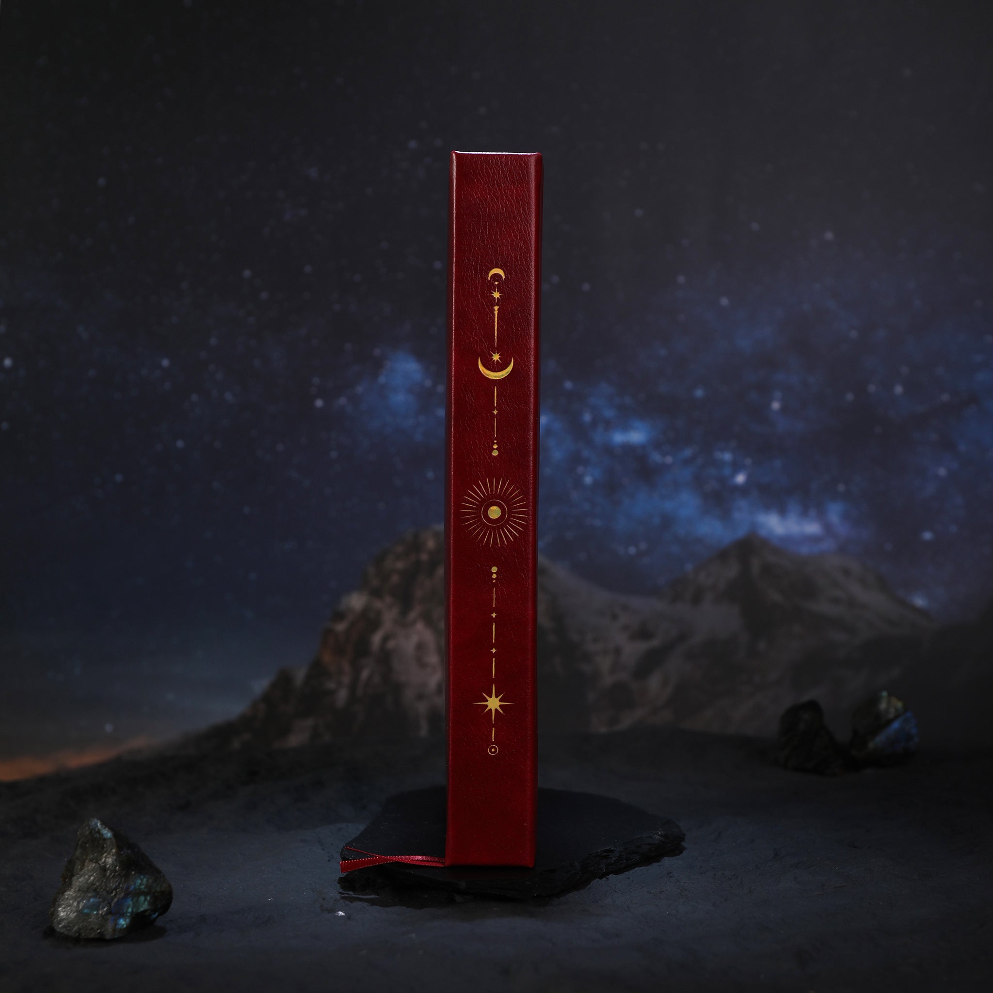 A5 Solunara Dot Grid Notebook - Red