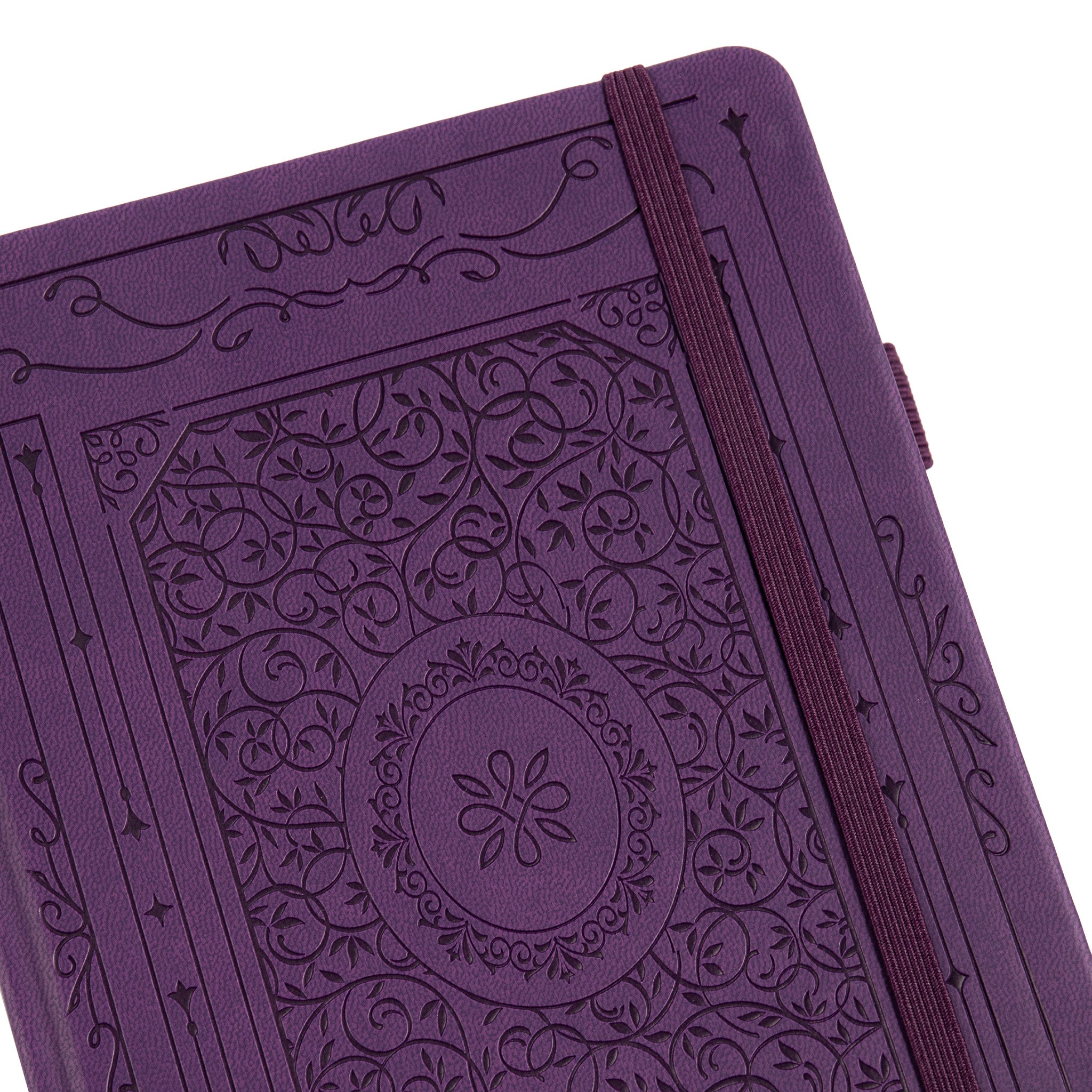 A5 Vintage Dot Grid Notebook - Purple