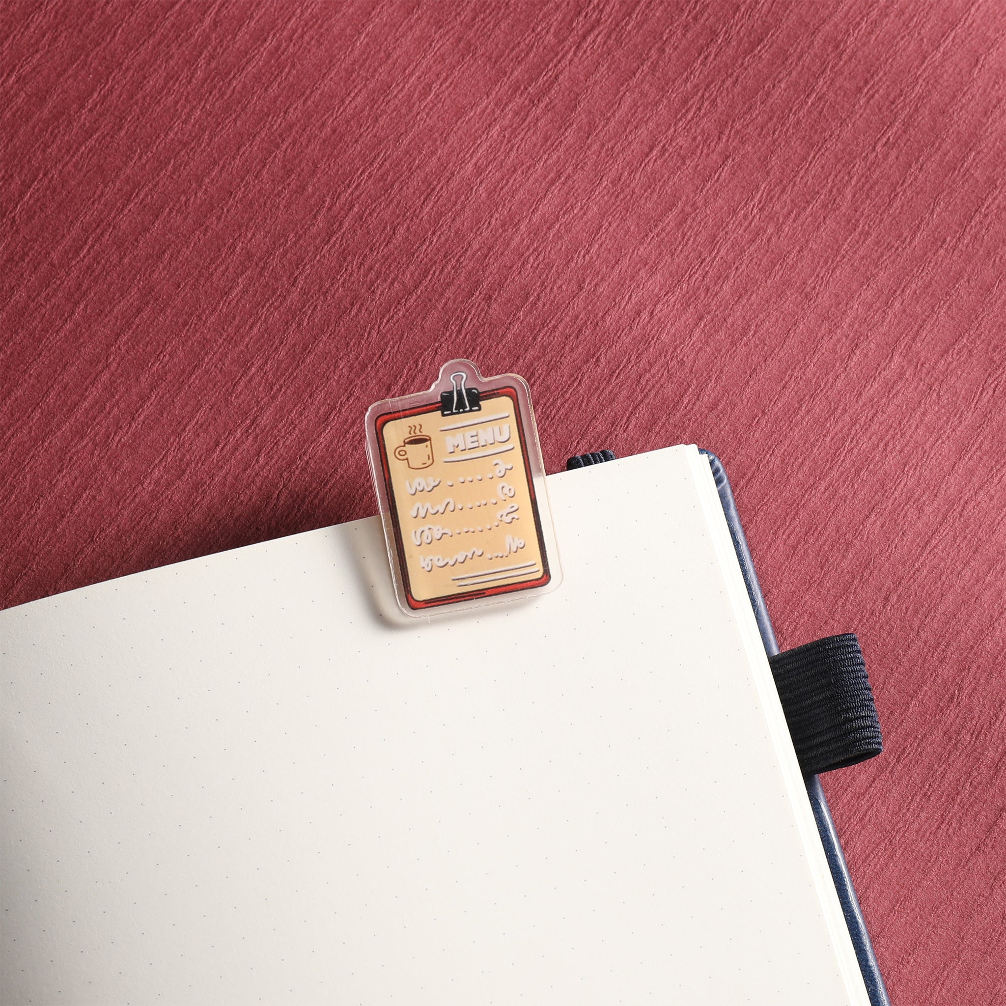 Acrylic Paper Clip - Handheld Menu