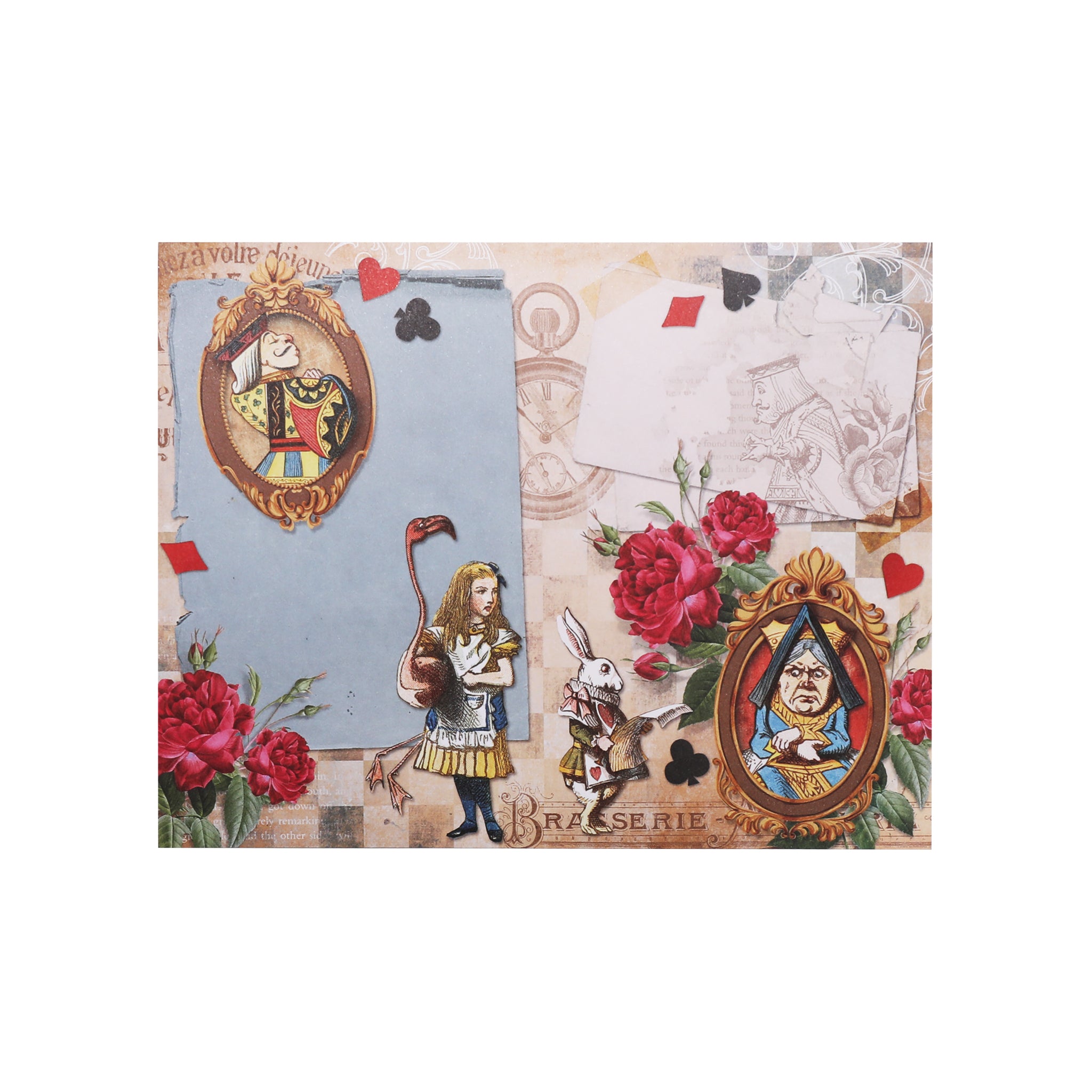 Alice's Gift Scrapbook Paper - 12 Sheets