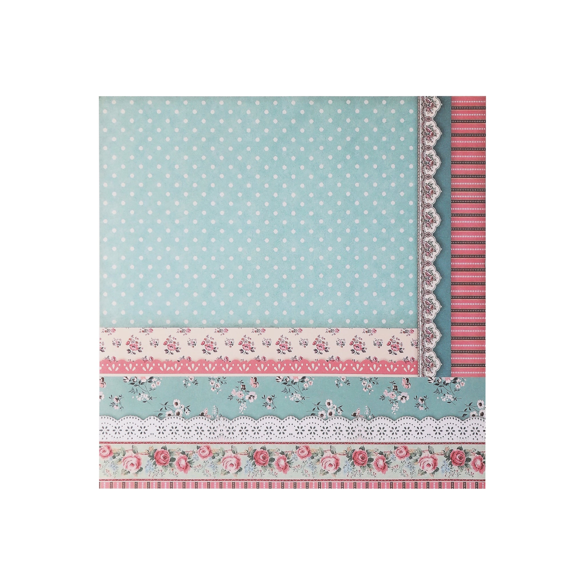 Dessert Scrapbook Paper - 16 Sheets