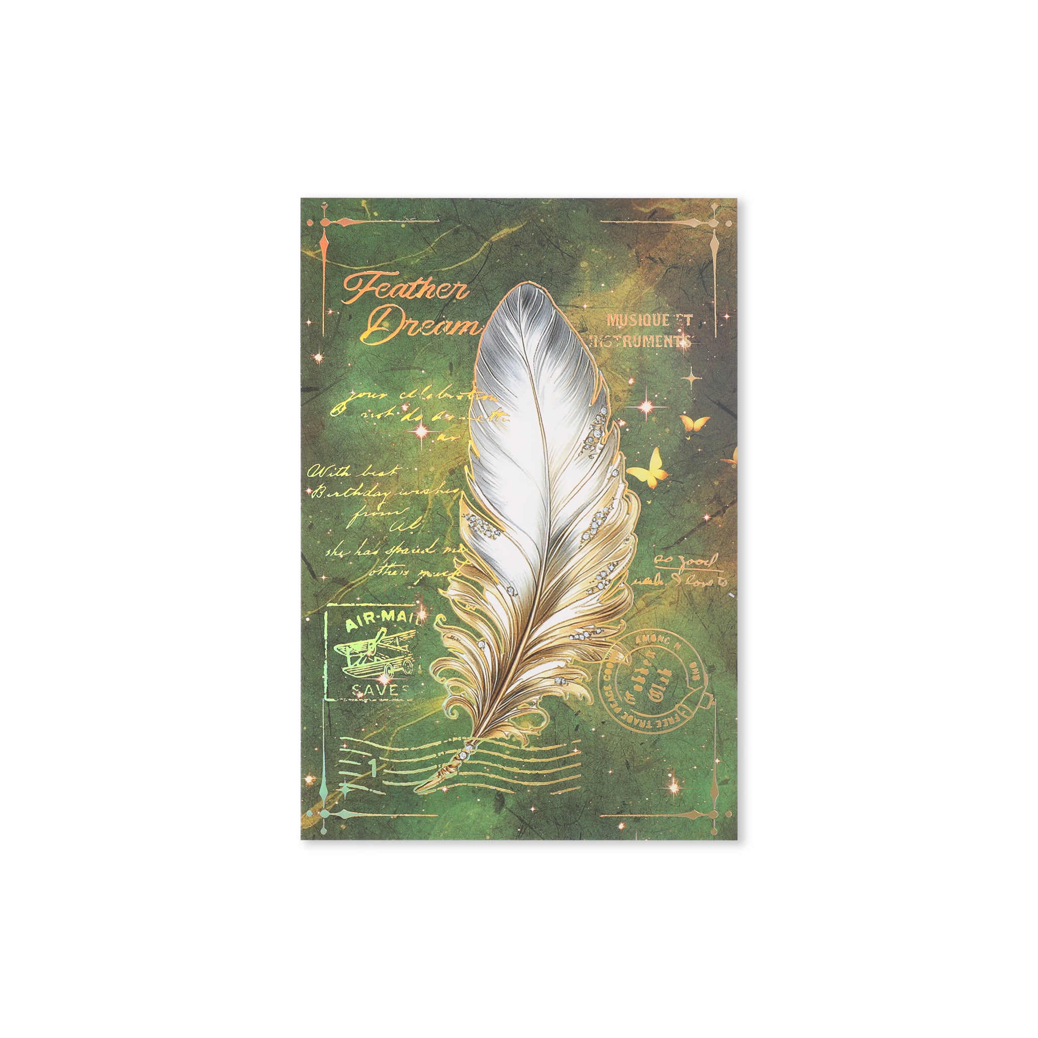 Feather Scrapbook Paper - 18 Sheets