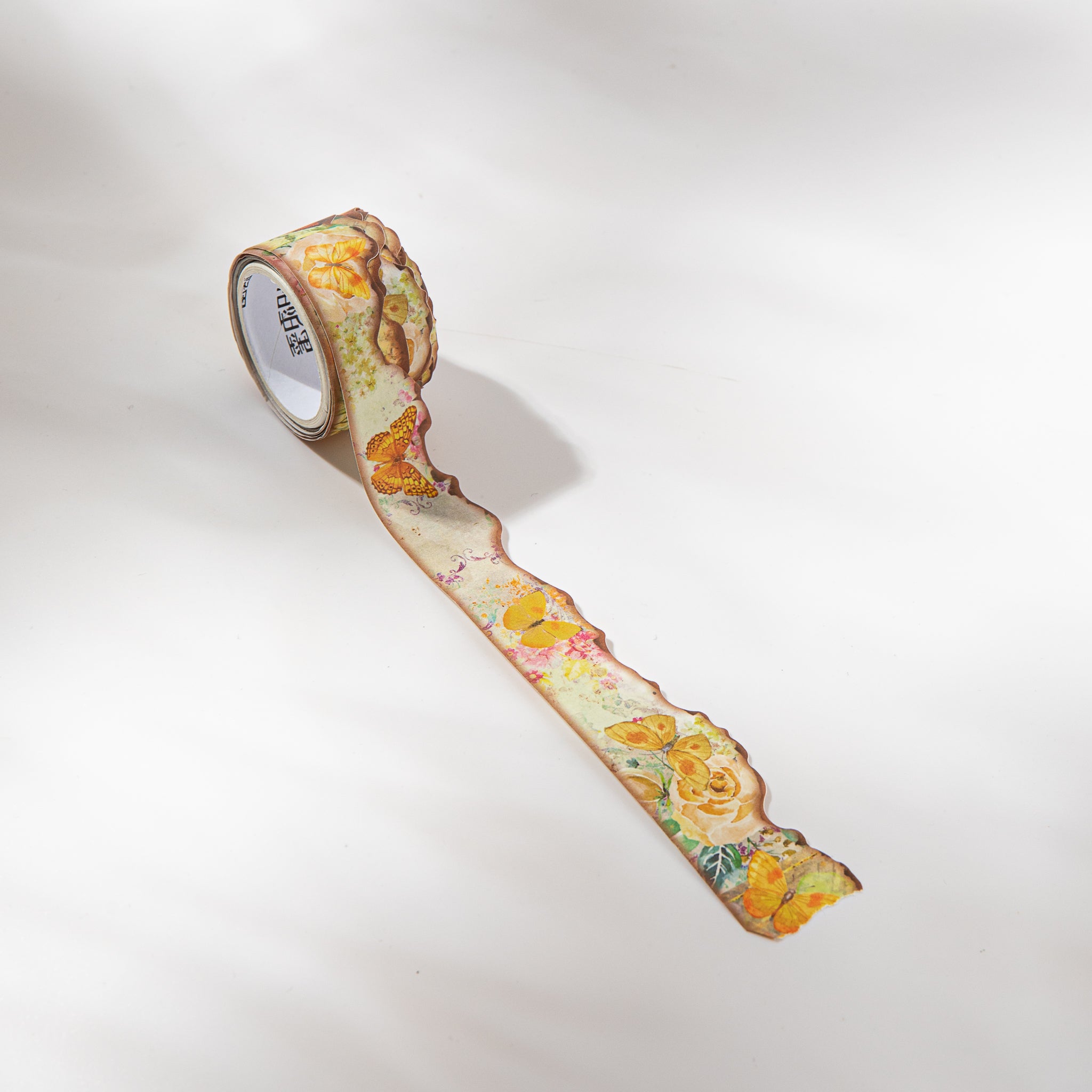 Irregular Edge Butterfly Washi Tape - Yellow