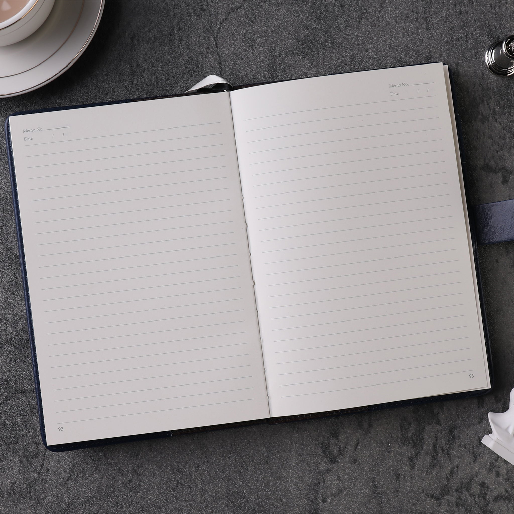 A5 Lined Sun Lock Journal - Blue