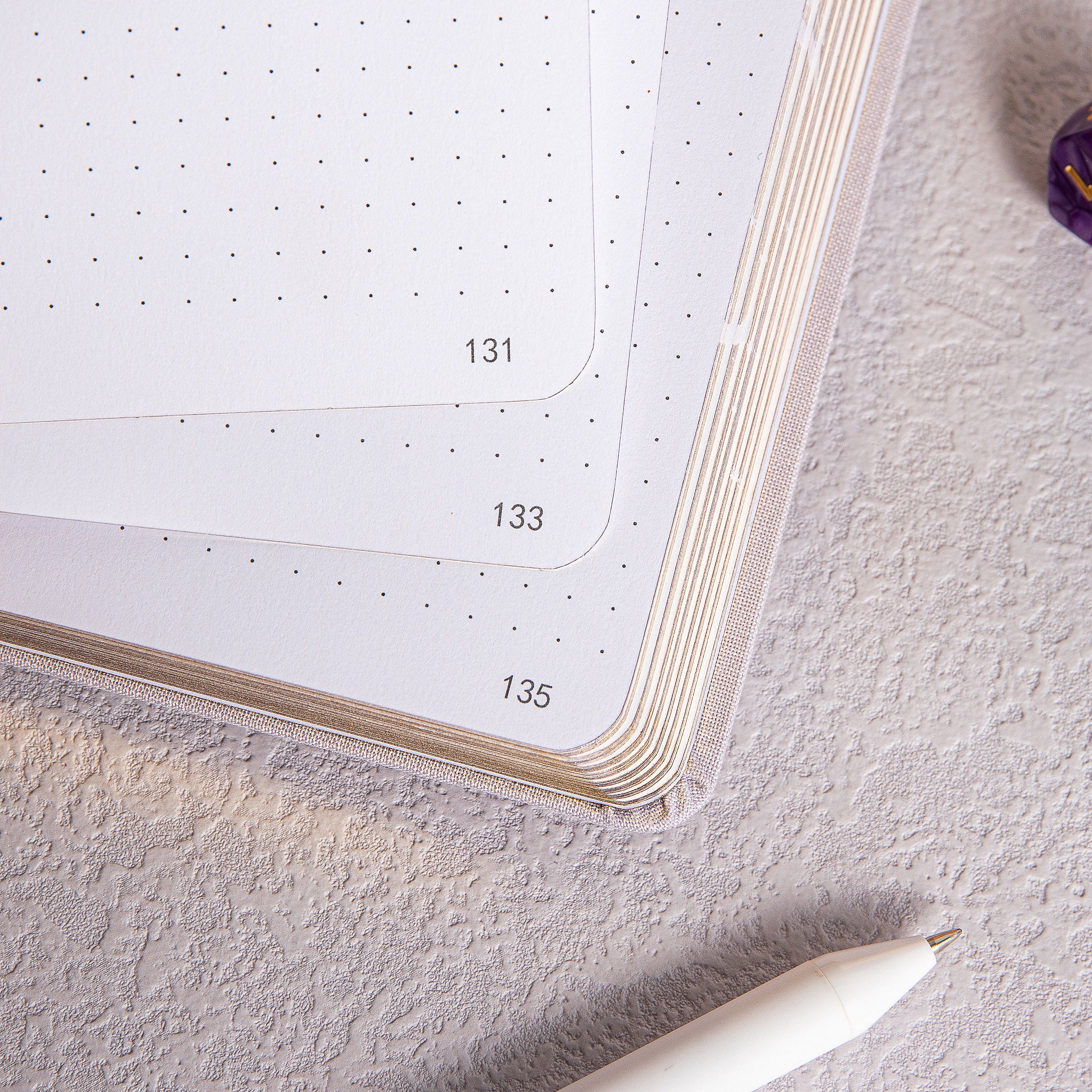 A5 Constellation Dot Grid Bullet Journal - Virgo