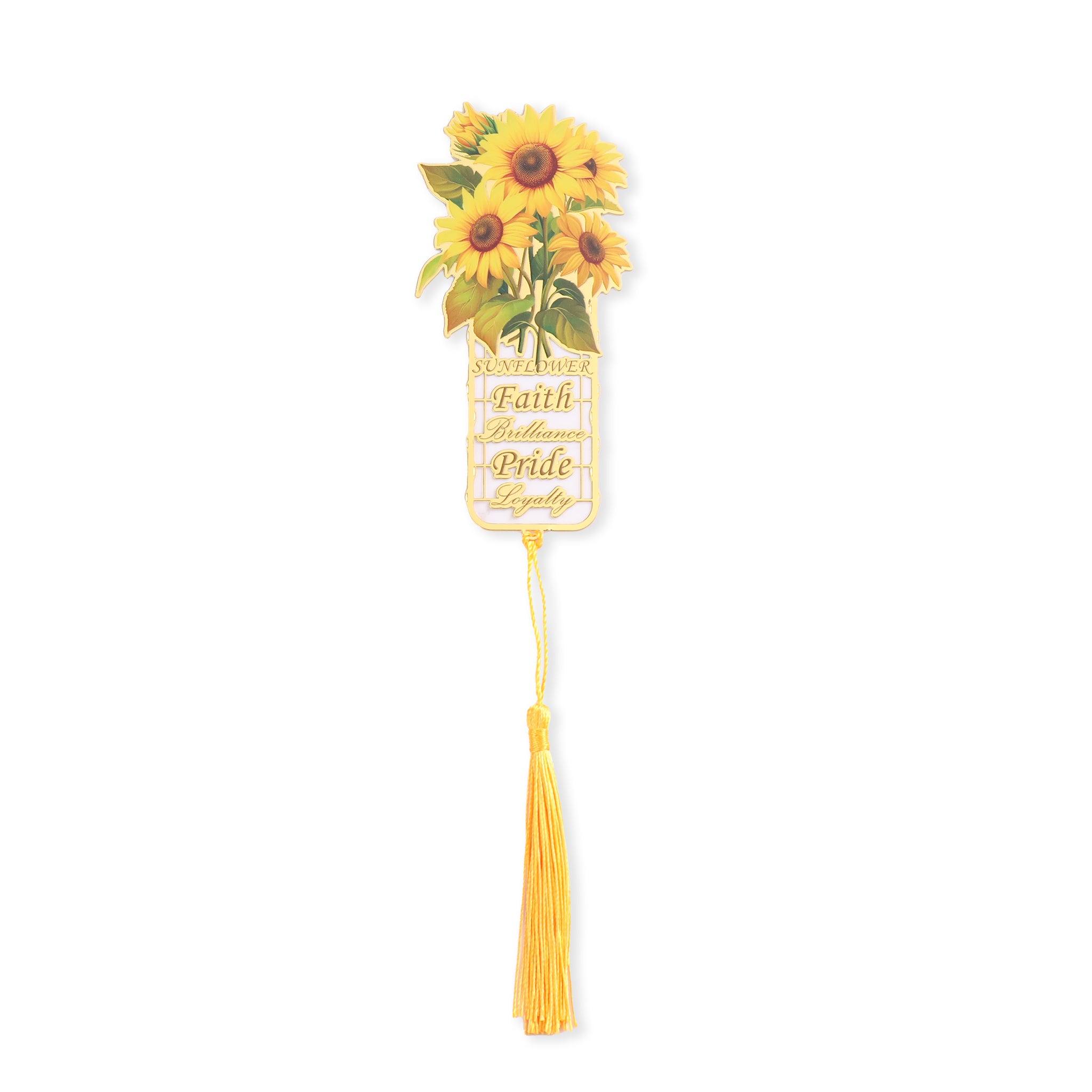 Sunflower Metal Bookmark