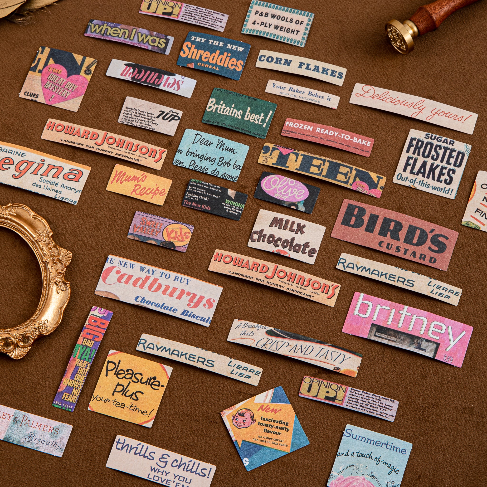 Classic Vintage Decorative Sticker Set