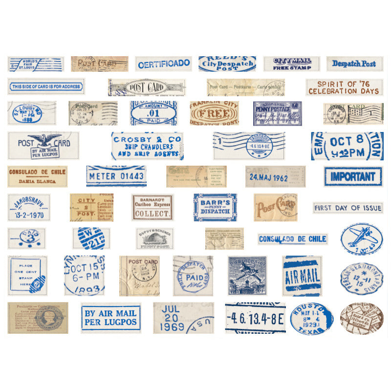 Vintage Decorative Stickers Set