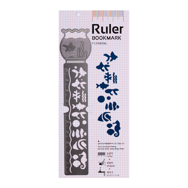 Classic Decorative Bookmark Ruler