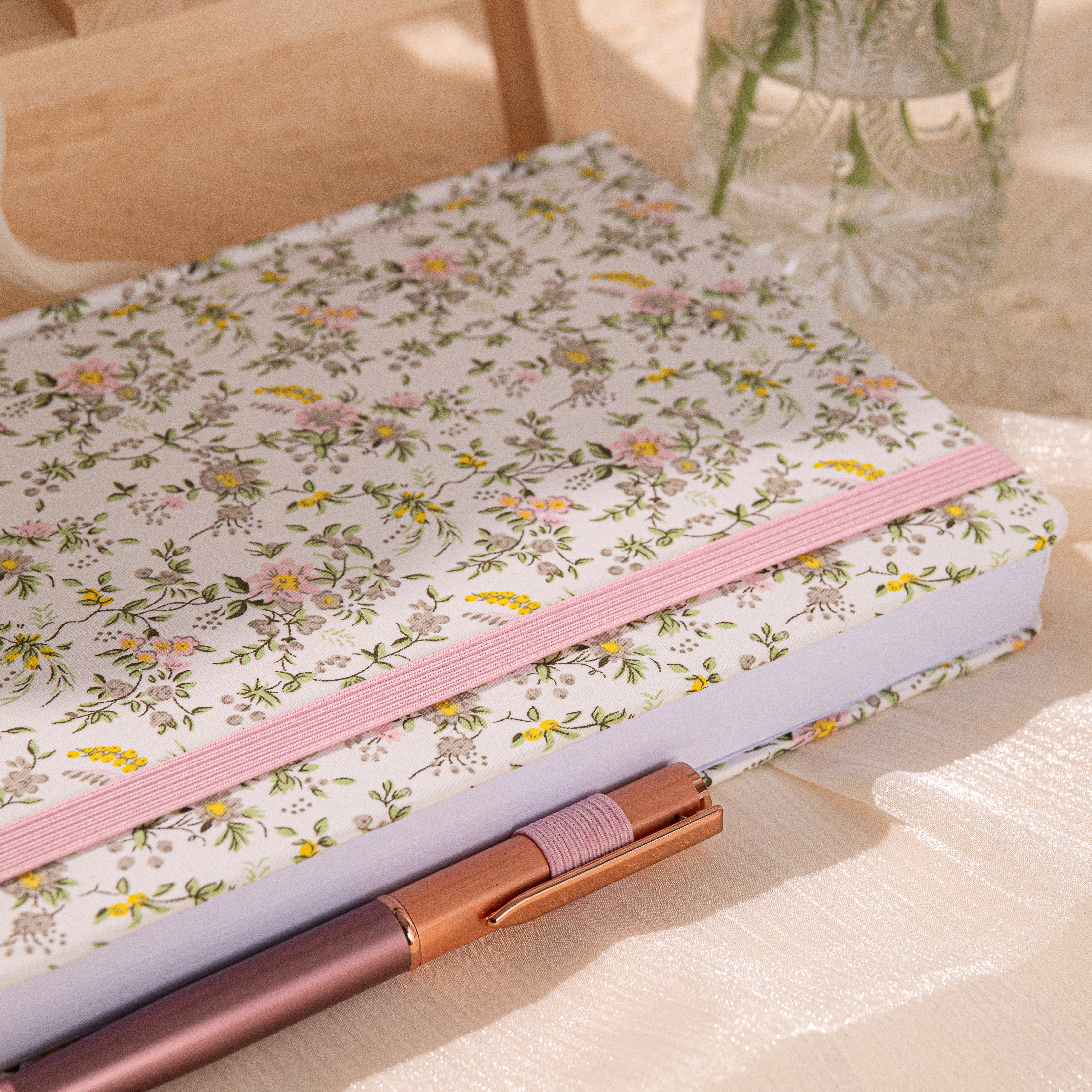 Elegant Floral Notebook