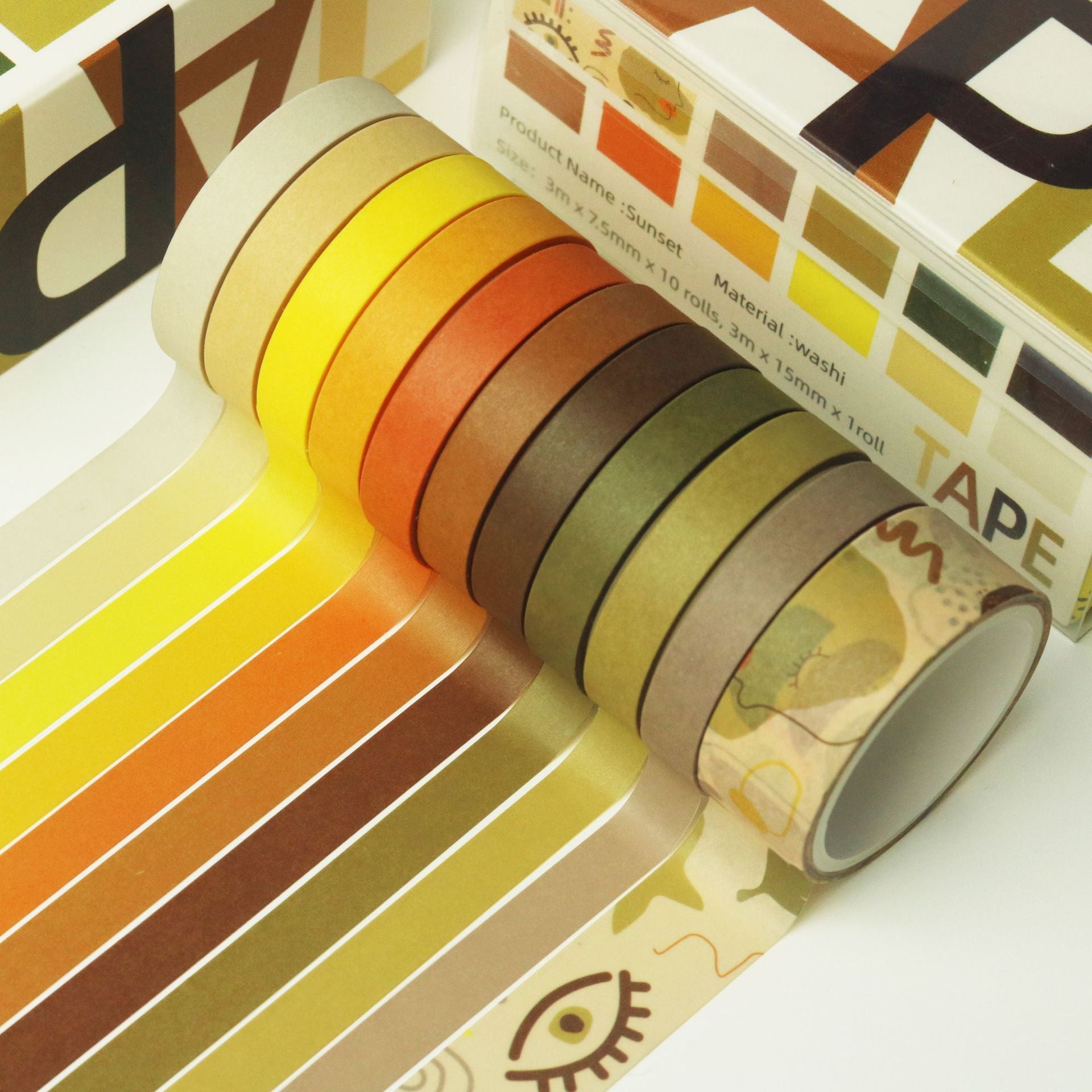 Elegant Decorative Washi Tape Set