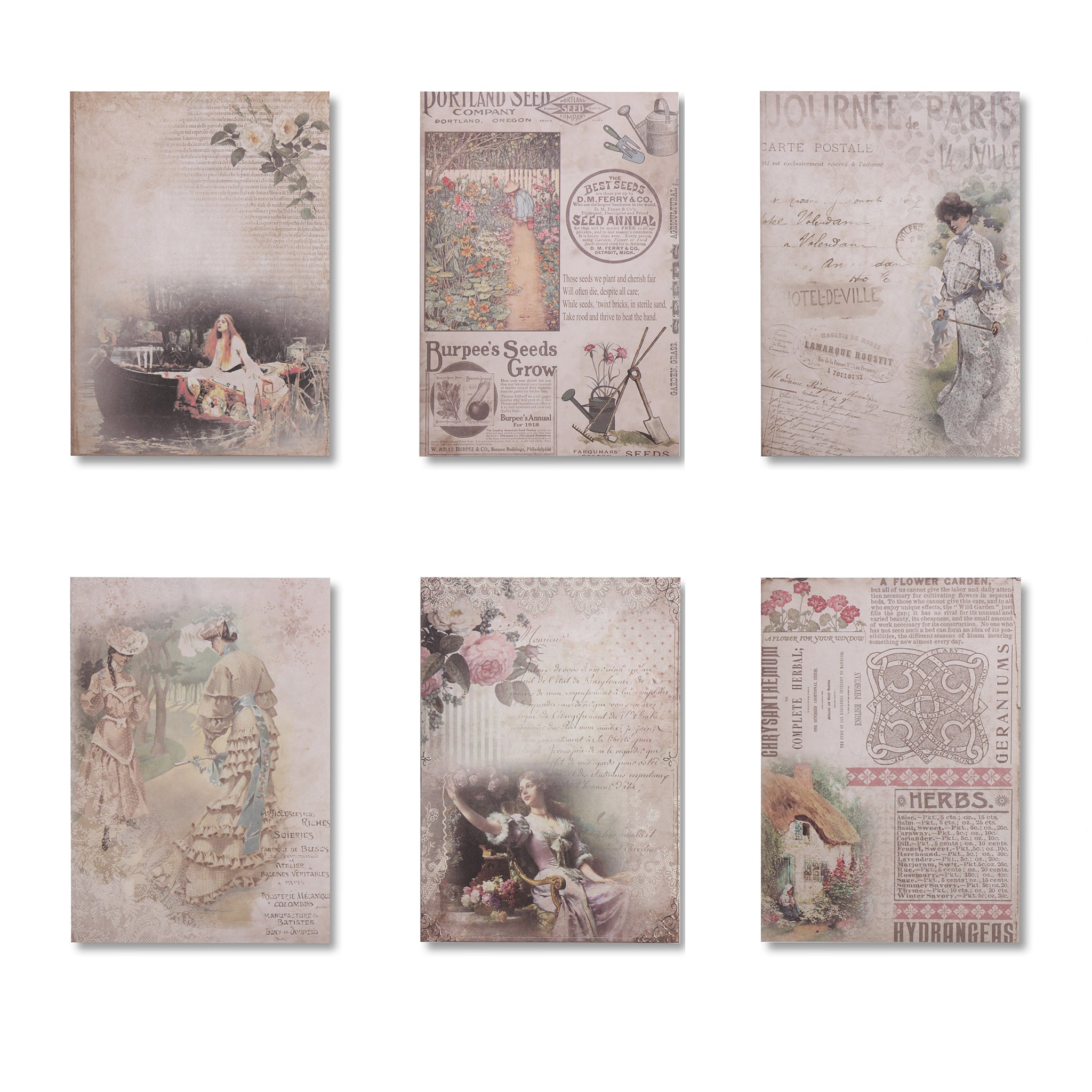 Vintage Vintage Scrapbook Paper Pad